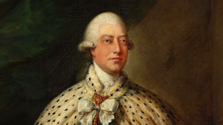 Portrait of King George III in ermine robe