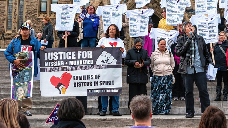 rally for the missing indigenous women