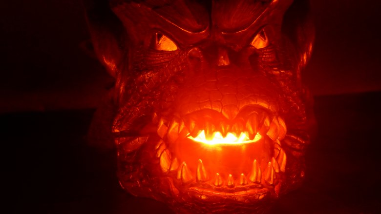 dragon breathes fire